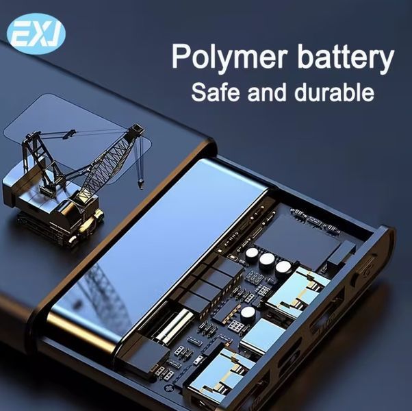 Повербанк 20000mAh с индикатором батареи и быстрой зарядкой 3071075199 фото