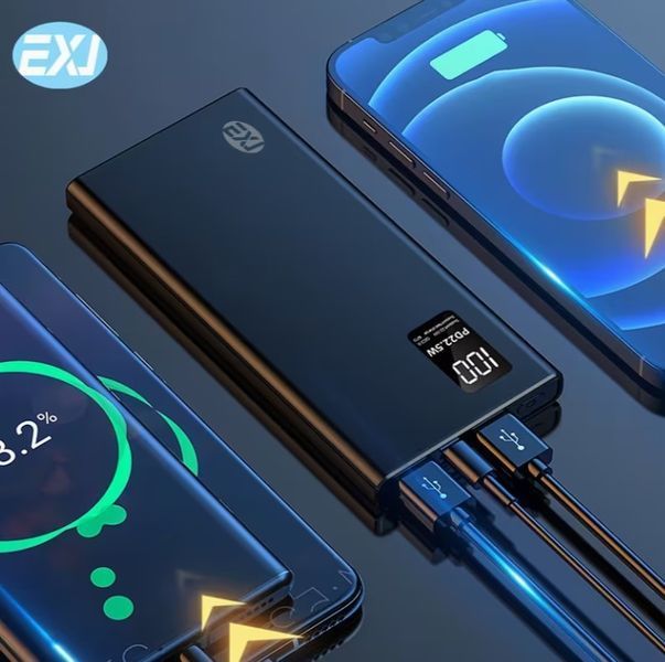 Повербанк 20000mAh с индикатором батареи и быстрой зарядкой 3071075199 фото