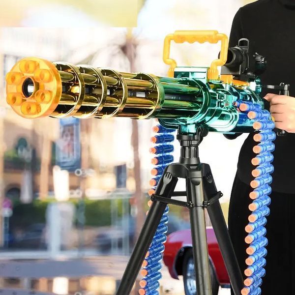 Игрушечный многоствольный пулемёт M134 Миниган скорострельный бластер 1872434534 фото