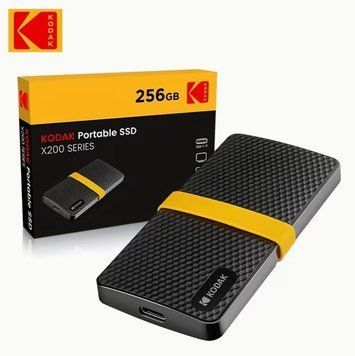 Портативный высокоскоростной внешний SSD-накопитель Kodak 256GB 3071086775 фото