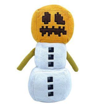 Мягкая детская игрушка Снежный Голем Снеговик Майнкрафт Minecraft 19 cм 2644281169 фото