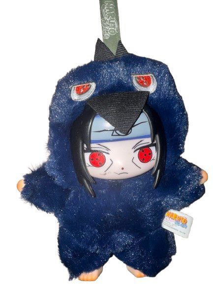 Уценка мягкая игрушка брелок аниме Учиха Итачи Наруто Naruto в стиле Лабубу 14cм 3058965981 фото