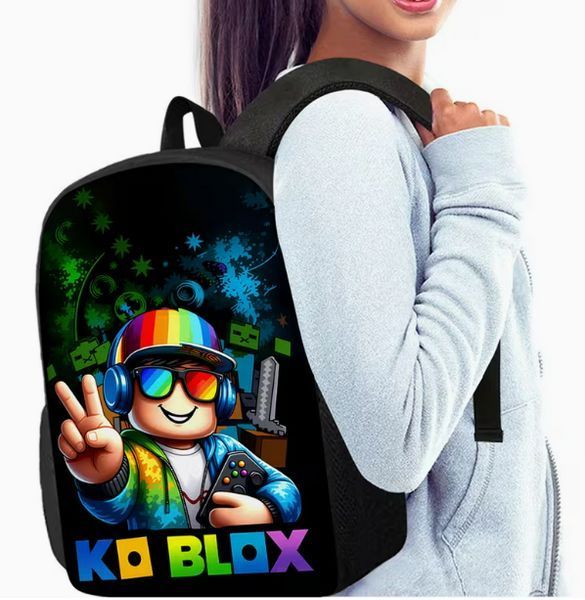 Набір із 3 предметів Рюкзак Ланчбокс Пенал Роблокс Roblox 3041743708 фото