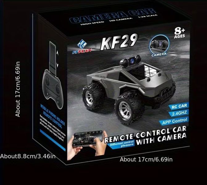 Машинка джип Cybertruck KF29 с камерой на радиоуправлении 2863451836 фото