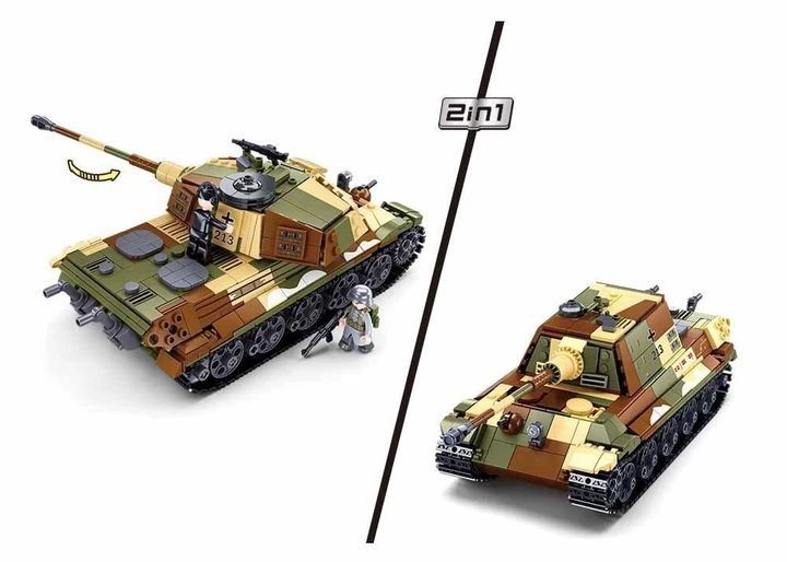 Конструктор немецкий танк королевский Тигр вторая мировая война 930 деталей B0980 фото