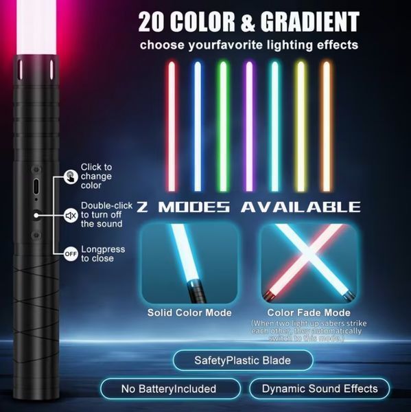 Уценка игрушечный светящийся LED лазерный меч звёздные войны LS001 фото