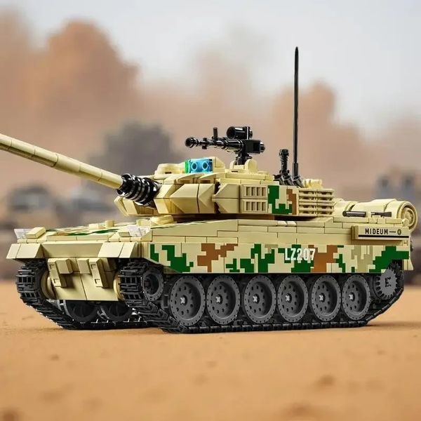 Конструктор военный американский танк Abrams в коробке 956 деталей 66050 фото