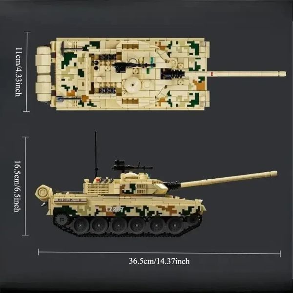 Конструктор военный американский танк Abrams в коробке 956 деталей 66050 фото