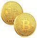 Сувенір золота монета Біткоїн Bitcoin на удачу золота у пластиковому боксі copy_2561991374 фото 1