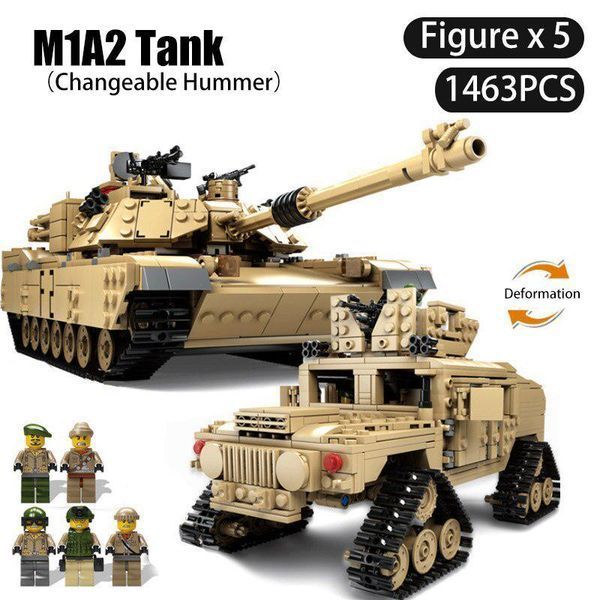 Военный конструктор американский современный танк абрамс M1A2 2030089604 фото