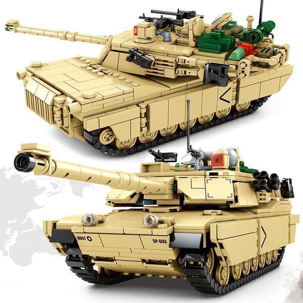 Военный конструктор американский современный танк абрамс M1A2 2030089604 фото