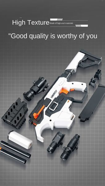 Игрушечный пистолет-пулемет Вектор Vector стреляет пластиковыми мягкими ева пулями электрический 78 фото