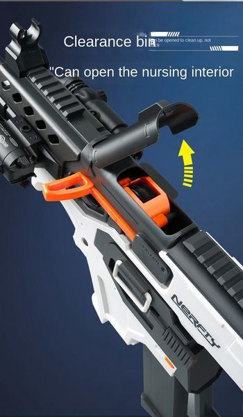 Игрушечный пистолет-пулемет Вектор Vector стреляет пластиковыми мягкими ева пулями электрический 78 фото