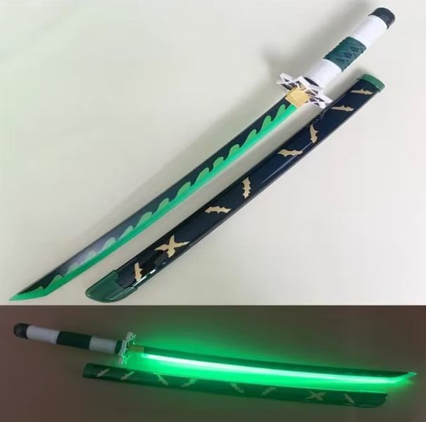 Игрушечный светящийся LED меч катана Клинок рассекающий демонов Санеми убийца демонов 104 см с подсветкой LED2 фото