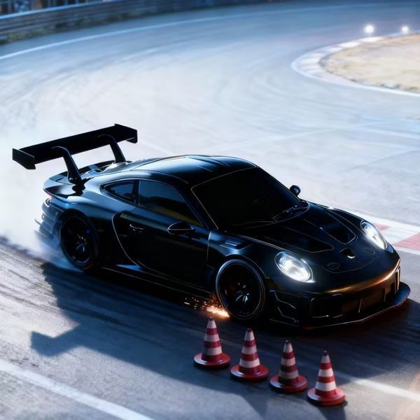Іграшкова спортивна гоночна дріфт машинка на радіокеруванні Порш PORSCHE 4WD 2929768855 фото