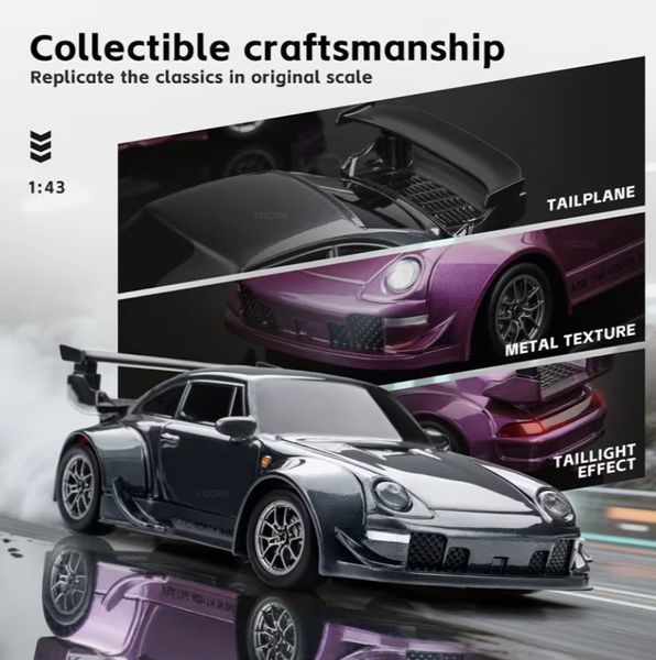 Игрушечная спортивная гоночная дрифт машинка на радиоуправлении Порш PORSCHE 3059829210 фото