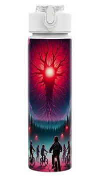 Детская бутылочка для воды с трубочкой очень странные дела Stranger Things 750 мл 2953336982 фото