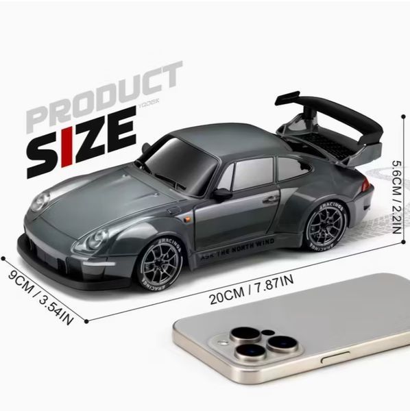 Іграшкова спортивна гоночна дріфт машинка на радіокеруванні PORSCHE Rp4 фото