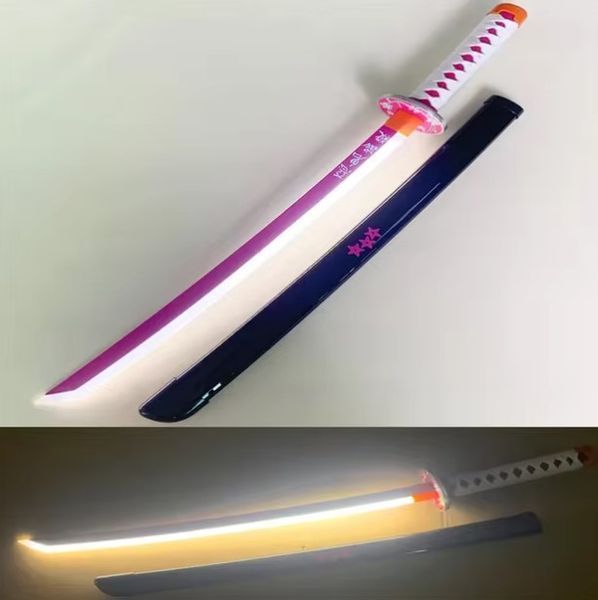 Игрушечный светящийся LED меч катана Клинок рассекающий демонов канао цуюри убийца демонов 104 см LED10 фото