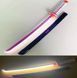 Игрушечный светящийся LED меч катана Клинок рассекающий демонов канао цуюри убийца демонов 104 см LED10 фото 4