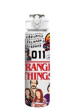Детская бутылочка для воды с трубочкой очень странные дела Stranger Things 750 мл 2915909599 фото
