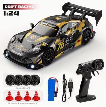 Іграшкова спортивна гоночна дріфт машинка Порш на радіокеруванні PORSCHE 3057409649 фото