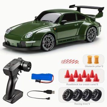 Іграшкова гоночна дріфт машинка на радіокеруванні Порш PORSCHE 3059872624 фото