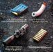 Игрушечная снайперская винтовка Barrett с оптическим прицелом стреляет мягкими пульками с гильзой 234 фото 2