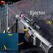 Игрушечная снайперская винтовка Barrett с оптическим прицелом стреляет мягкими пульками с гильзой 234 фото 3