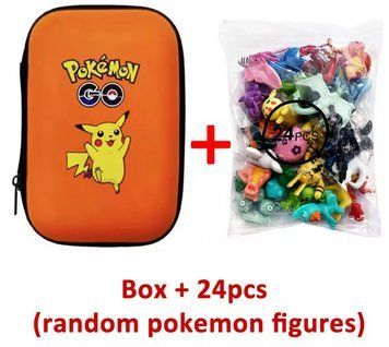 Бокс пенал із фігурками Покемон Pokemon 24 рандомні фігурки помаранчевий 2814443003 фото