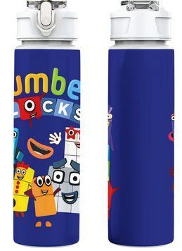 Детская бутылочка для воды с трубочкой Numberblocks 750 мл 2989012988 фото