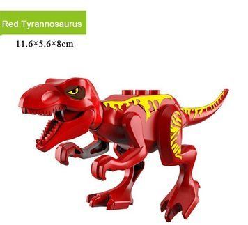 Конструктор фигурка динозавр тираннозавр красный 2043461626 фото