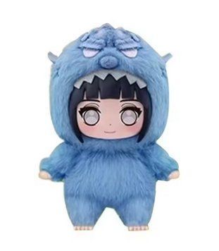 М'яка іграшка брелок аніме Хіната Хюга Наруто Naruto в стилі Лабубу 14см 2750257696 фото