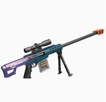 Іграшкова міні снайперська гвинтівка Barrett з оптичним прицілом 76 см 0000265 фото