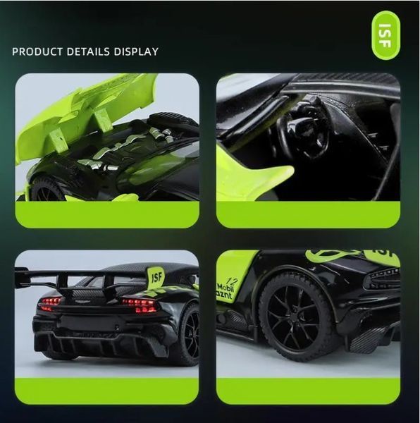 Моделька металлическая спортивная гоночная машинка Aston Martin Vulcan 2660568691 фото