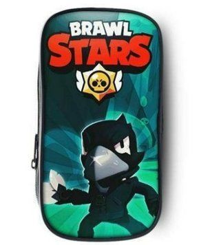 Дитячий нейлоновий шкільний пенал Ворон бравл старс Brawl stars 2973032075 фото