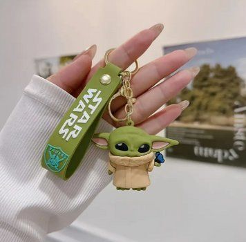 Силиконовый брелок для ключей подвеска на сумку рюкзак малыш Йода Грогу Звёздные войны 2665201148 фото