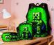 Набор 3 предметов Рюкзак Пенал Ланчбокс Крипер Майнкрафт Minecraft 3009994782 фото 1